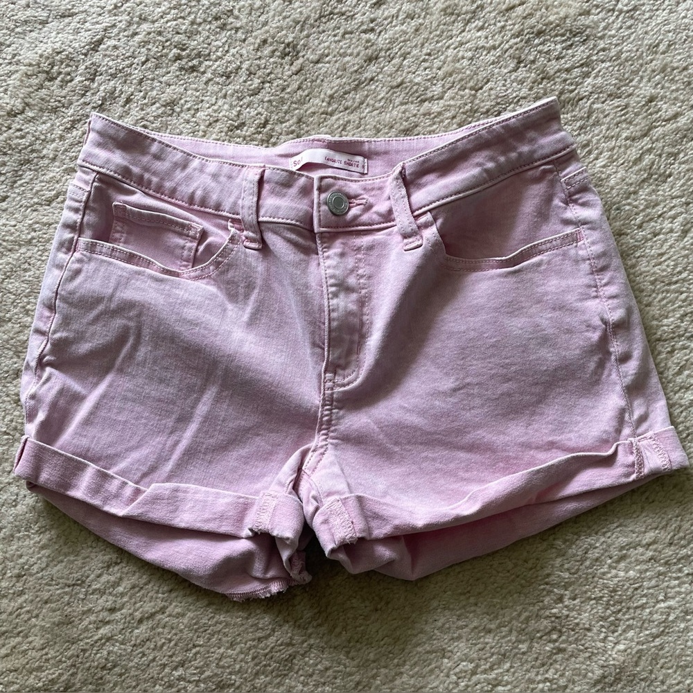 SO Pink Favorite Shortie Jean Shorts Size 9
